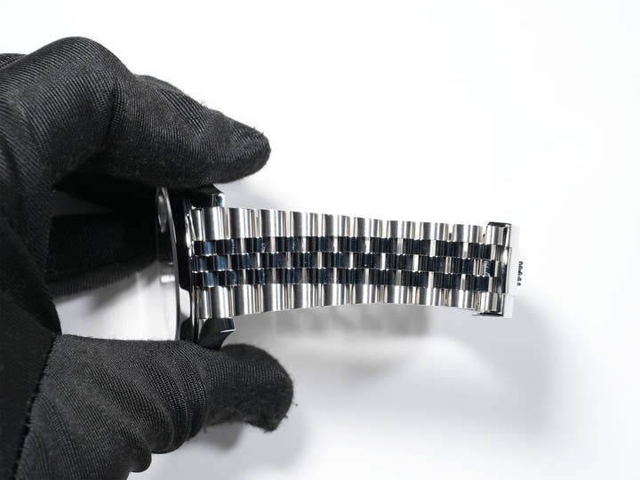 ロレックス デイトジャスト41 Ref.126300 ステンレススチール ブライトブルー文字盤 ジュビリーブレスレット 美中古 e9bv6wpi