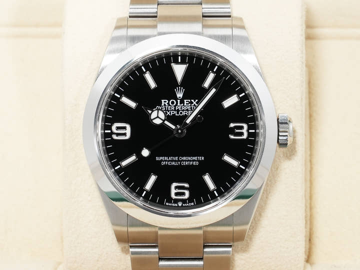 ロレックス エクスプローラー40 Ref.224270 ステンレススチール ブラック文字盤 オイスターブレスレット 中古 ccr9sqmy