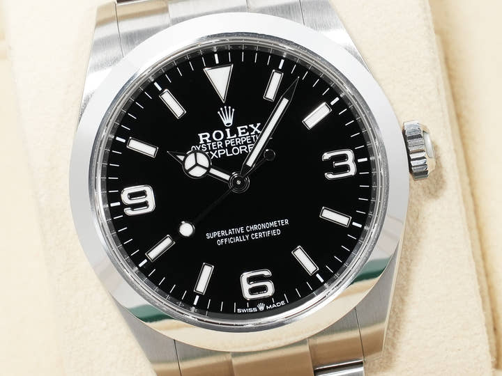 ロレックス エクスプローラー40 Ref.224270 ステンレススチール ブラック文字盤 オイスターブレスレット 中古 ccr9sqmy