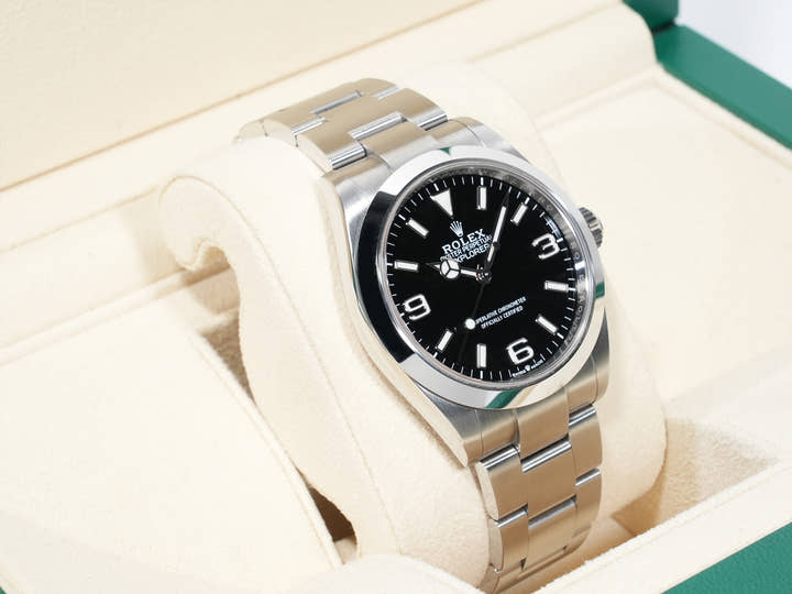 ロレックス エクスプローラー40 Ref.224270 ステンレススチール ブラック文字盤 オイスターブレスレット 中古 ccr9sqmy