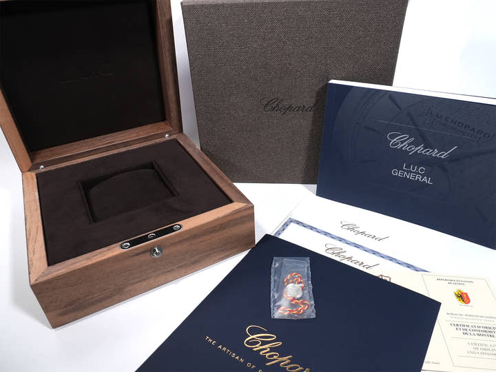 ショパール L.U.C 1860 レボリューション エディション Ref.168860-3002 ルーセントスティール ゴールド文字盤 未使用 qt2girh9