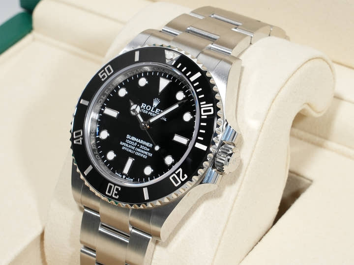ロレックス サブマリーナー ノンデイト Ref.124060 ステンレススチール ブラック文字盤 未使用 evn9cz9y