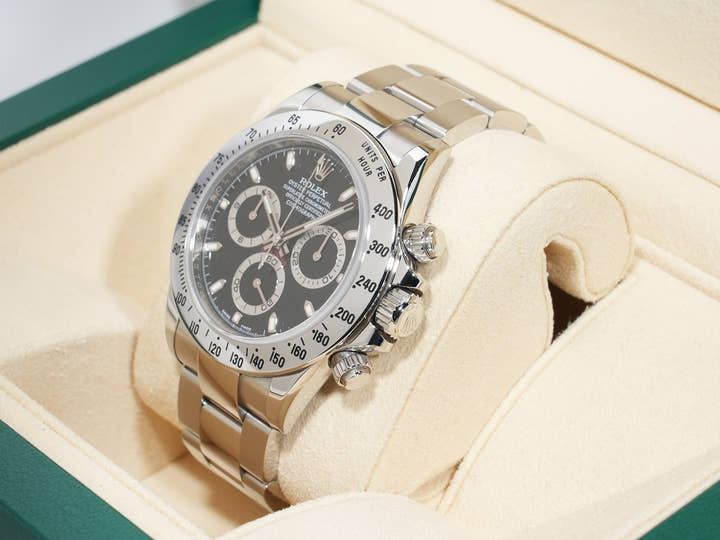ロレックス デイトナ Ref.116520 ステンレススチール ブラック文字盤 中古 pxg4a8fx