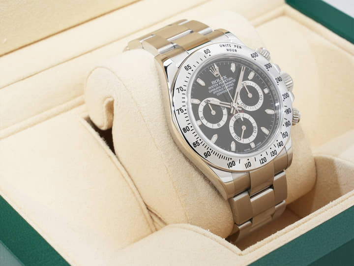 ロレックス デイトナ Ref.116520 ステンレススチール ブラック文字盤 中古 pxg4a8fx