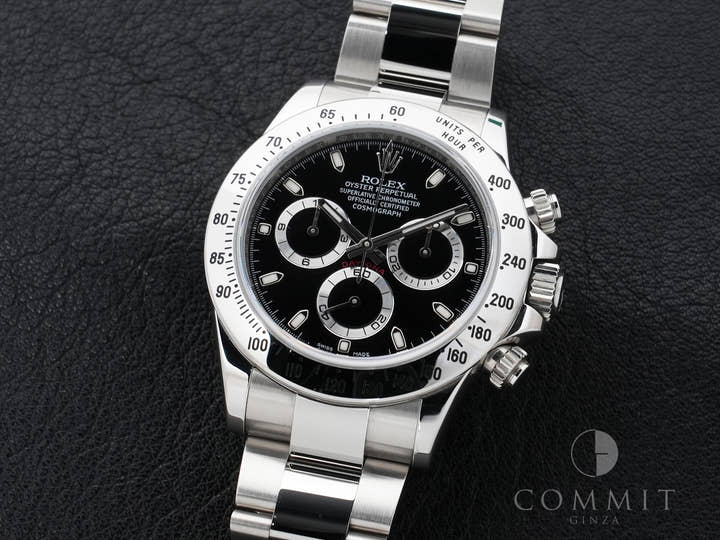ロレックス デイトナ Ref.116520 ステンレススチール ブラック文字盤 中古 pxg4a8fx