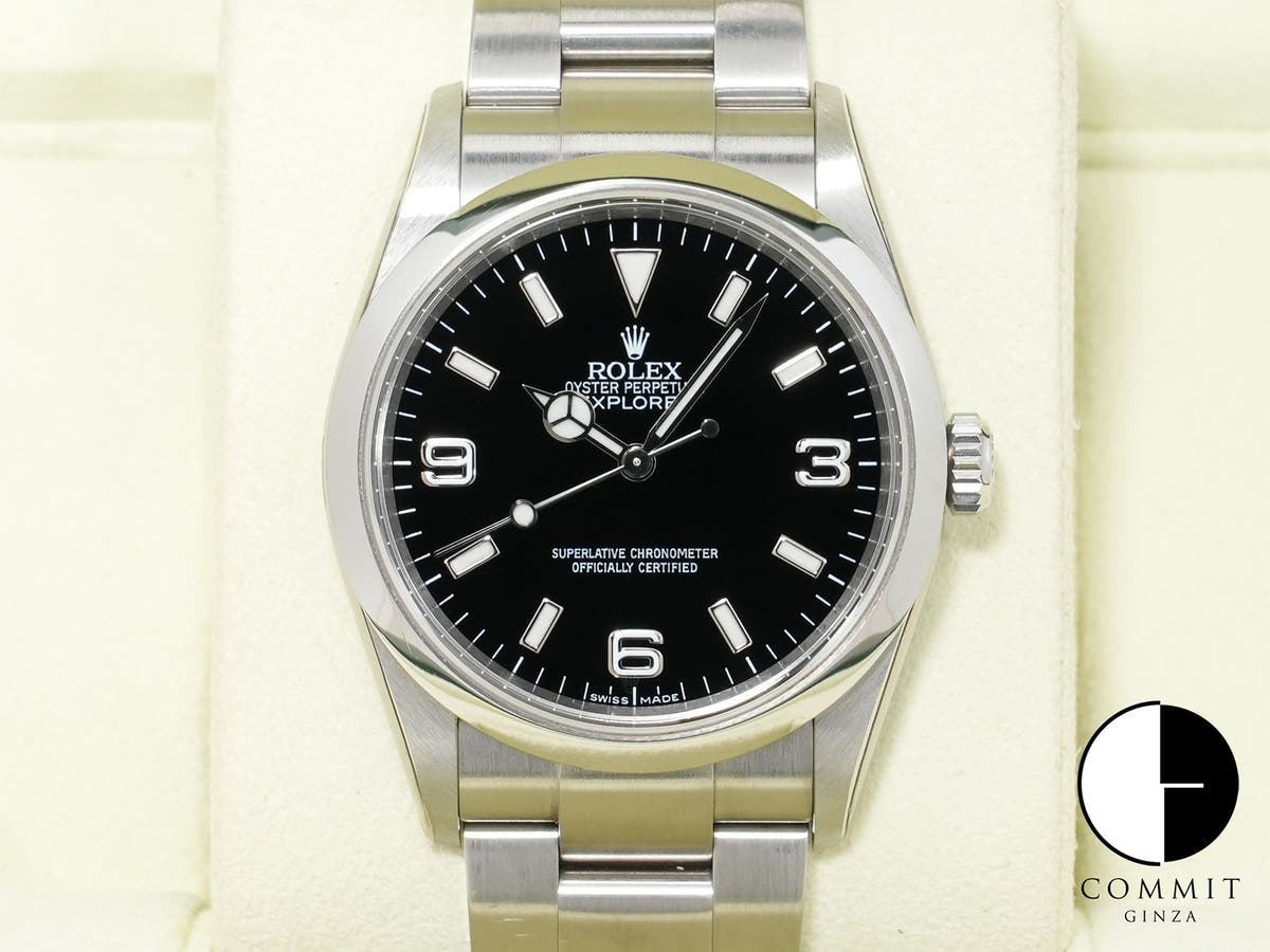 ロレックス エクスプローラーI Ref.114270 ステンレススチール ブラック文字盤 オイスターブレスレット 未使用 i7gbs8qz