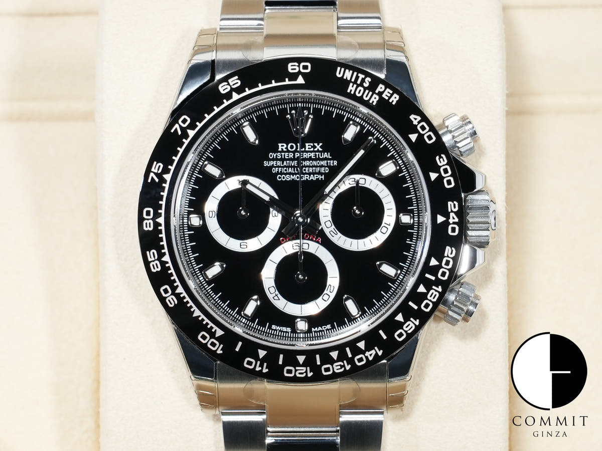 ロレックス デイトナ Ref.116500LN ステンレススチール ブラック文字盤 未使用 w93n82p7