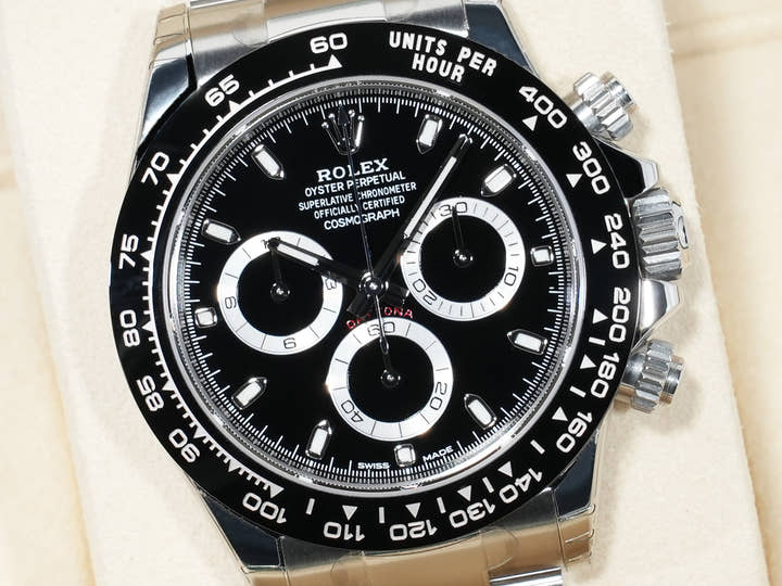 ロレックス デイトナ Ref.116500LN ステンレススチール ブラック文字盤 未使用 w93n82p7