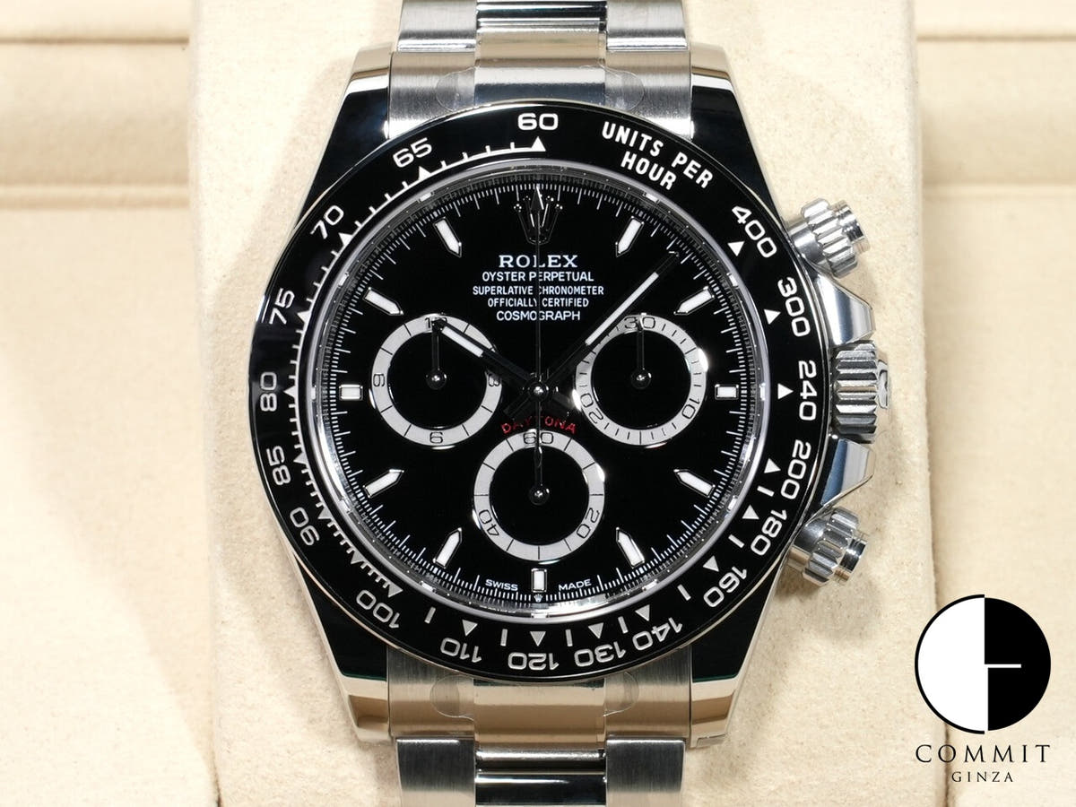 ロレックス デイトナ Ref.126500LN ステンレススチール ブラック文字盤 未使用 yc7cohh8