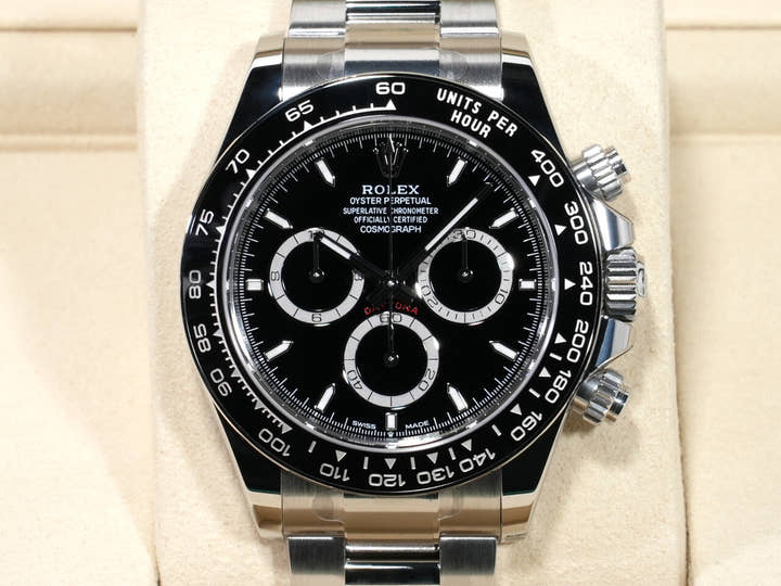 ロレックス デイトナ Ref.126500LN ステンレススチール ブラック文字盤 未使用 yc7cohh8