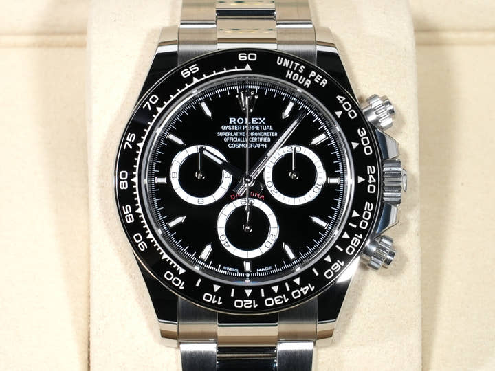 ロレックス デイトナ Ref.126500LN ステンレススチール ブラック文字盤 未使用 nzi3mhfn