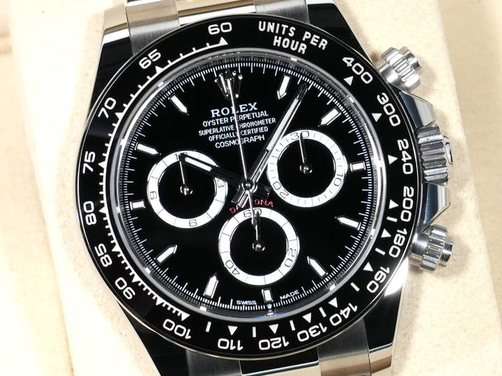 ロレックス デイトナ Ref.126500LN ステンレススチール ブラック文字盤 未使用 nzi3mhfn