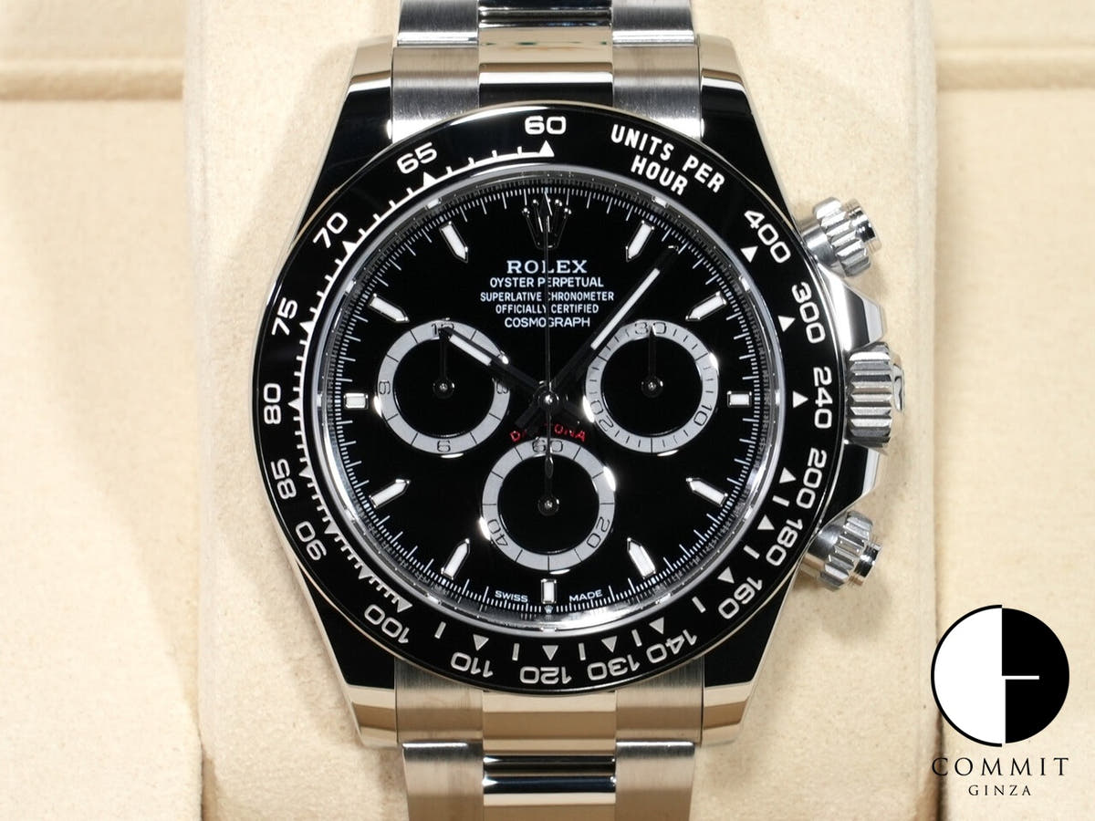 ロレックス デイトナ Ref.126500LN ステンレススチール ブラック文字盤 未使用 jvc84g2k