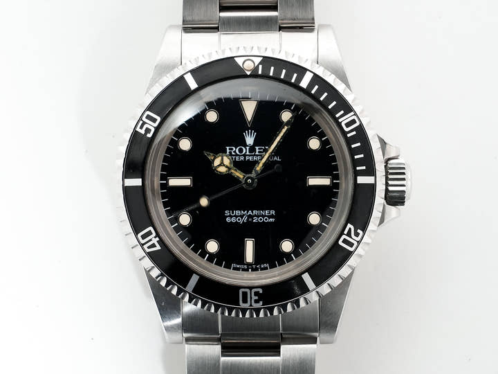 Rolex Submariner Ref. 5513 Stainless Steel Black Dial Pre-owned c6shydxe