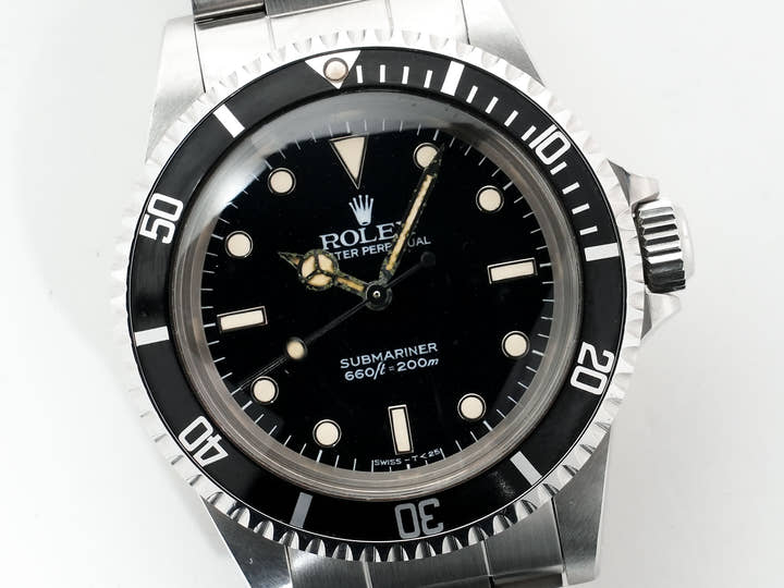 Rolex Submariner Ref. 5513 Stainless Steel Black Dial Pre-owned c6shydxe