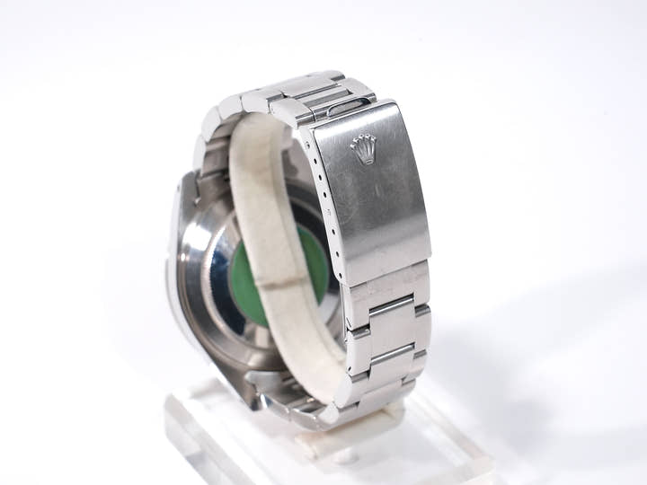 Pre-owned Rolex Explorer II Ref. 16570 Stainless Steel Black Dial Oyster Bracelet t6inbizn