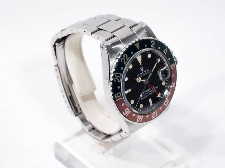 ロレックス GMTマスター Ref.1675 ステンレススチール ブラック文字盤 オイスターブレスレット 中古 c7vkoxb2