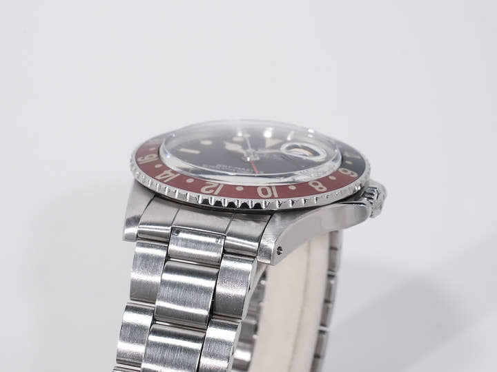 ロレックス GMTマスター Ref.1675 ステンレススチール ブラック文字盤 オイスターブレスレット 中古 c7vkoxb2