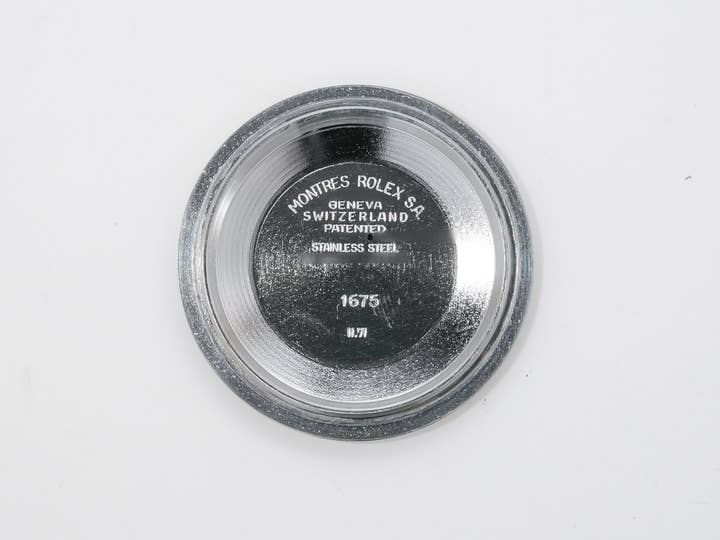 ロレックス GMTマスター Ref.1675 ステンレススチール ブラック文字盤 オイスターブレスレット 中古 c7vkoxb2