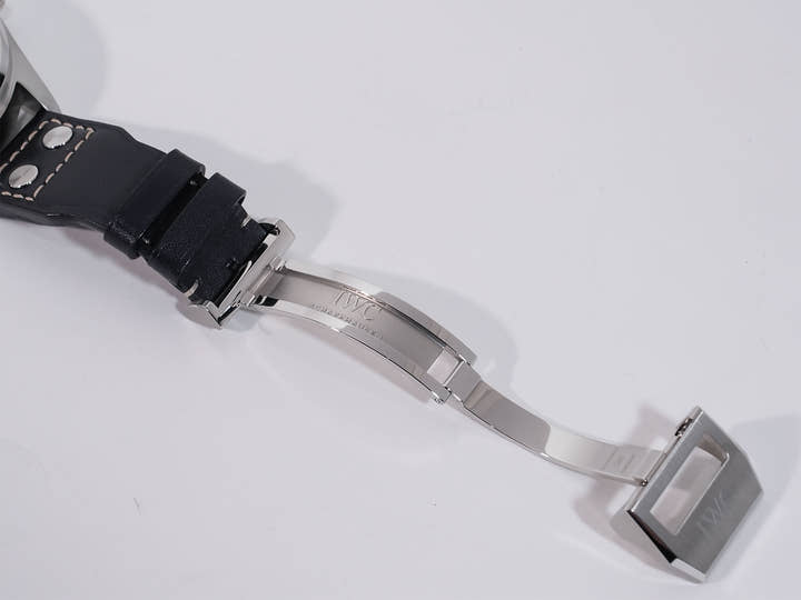 IWC Big Pilot's Watch Perpetual Calendar Ref. IW503605 Stainless Steel Blue Dial Excellent Condition o8rsojxm