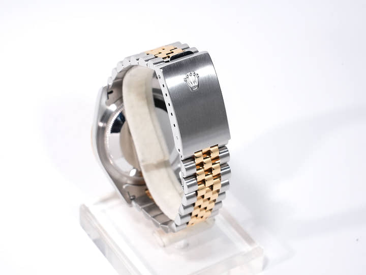 Rolex Datejust Ref. 16233G Stainless Steel/Yellow Gold with Silver Holographic Computer and 10 Diamond Dial, Excellent Condition, q7izo7dv