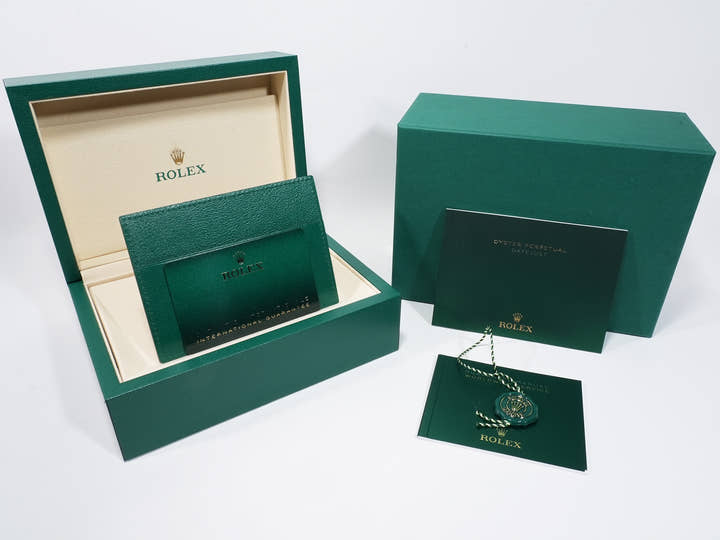 Rolex Datejust 41 Ref. 126334 Stainless Steel/White Gold Mint Green Dial Jubilee Bracelet Unused szm25xss