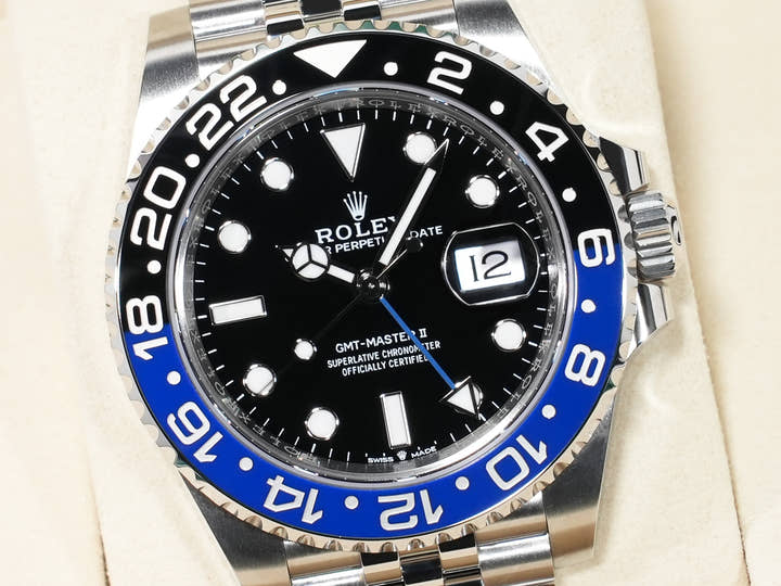 ロレックス GMTマスターII Ref.126710BLNR ステンレススチール ブラック文字盤 ジュビリーブレスレット 未使用 jzo5f3fa