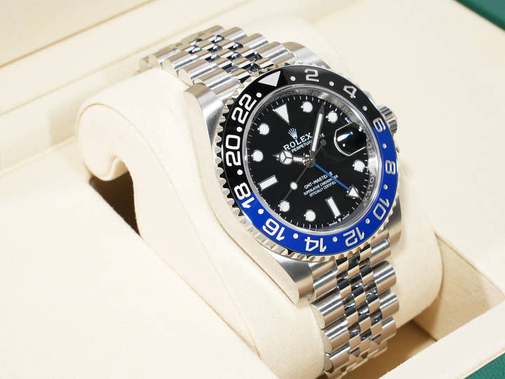 ロレックス GMTマスターII Ref.126710BLNR ステンレススチール ブラック文字盤 ジュビリーブレスレット 未使用 jzo5f3fa
