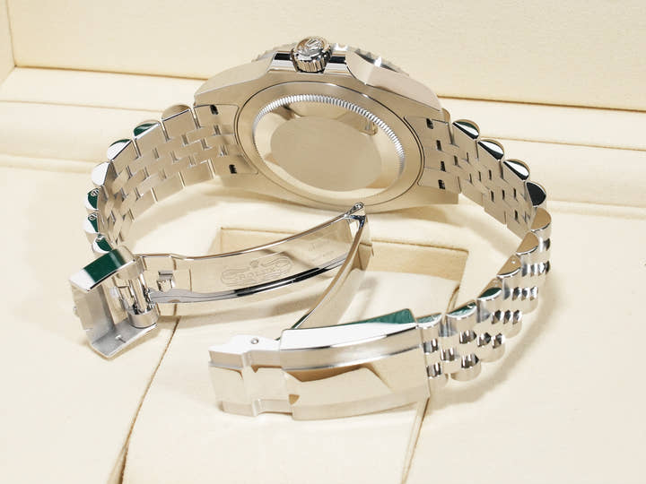 ロレックス GMTマスターII Ref.126710GRNR ステンレススチール ブラック文字盤 ジュビリーブレスレット 未使用 6wpio9uj