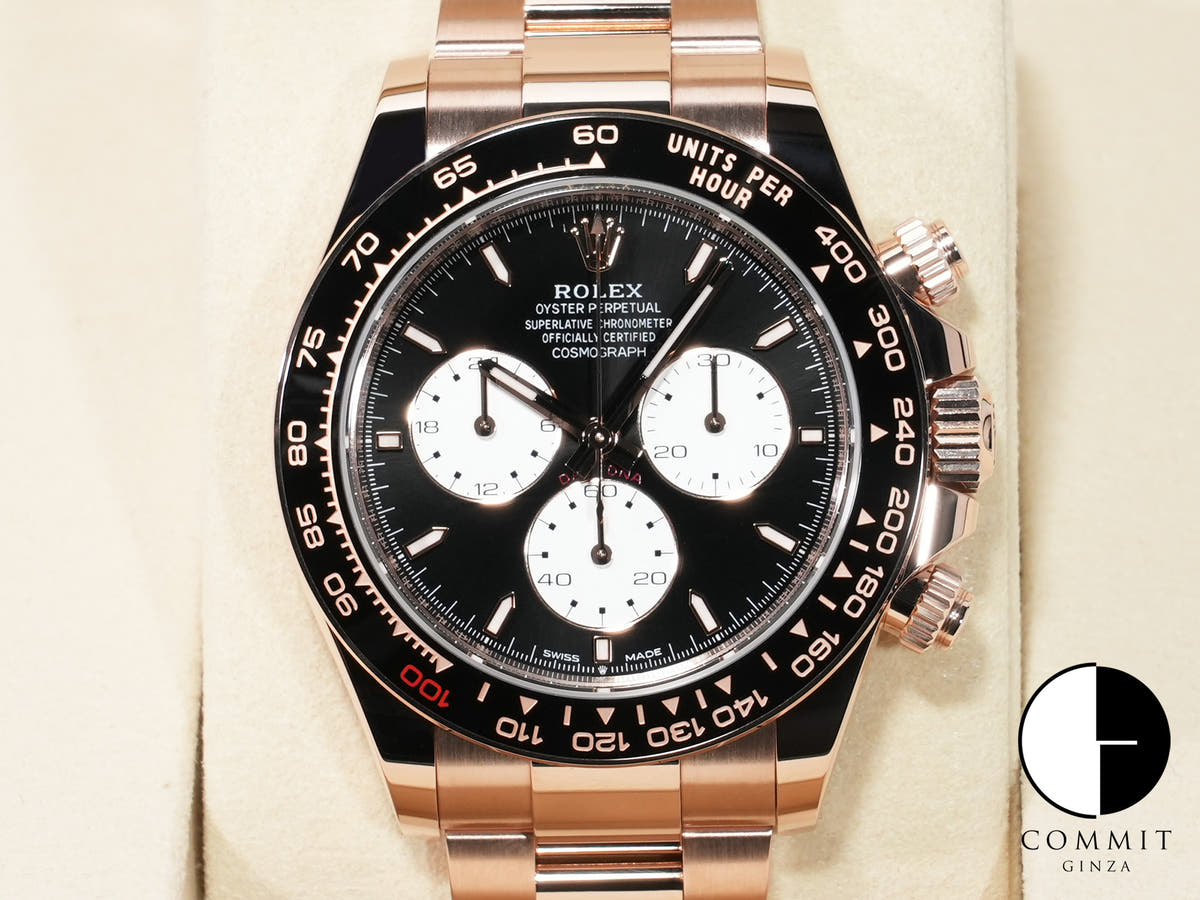 Rolex Daytona Ref. 126525LN Everose Gold with Bright Black Dial, Unused (onj4iqdu)