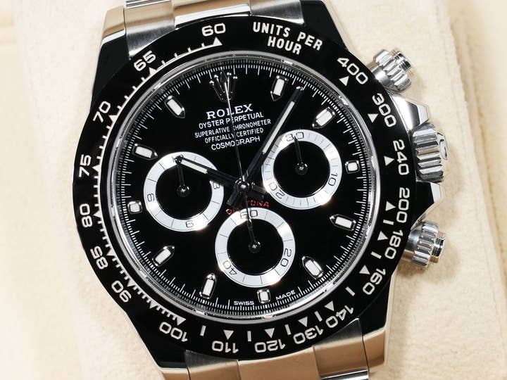 Pre-owned Rolex Daytona Ref. 116500LN Stainless Steel Black Dial qqxfqwwt