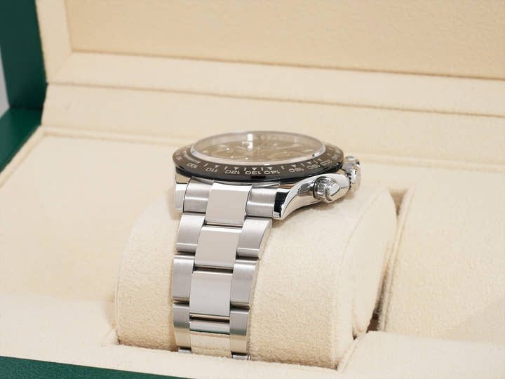 Pre-owned Rolex Daytona Ref. 116500LN Stainless Steel Black Dial qqxfqwwt