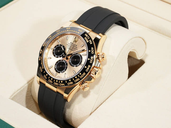 Rolex Daytona Ref. 126518LN Yellow Gold with Golden and Bright Black Dial, Unused (uokxhojb)