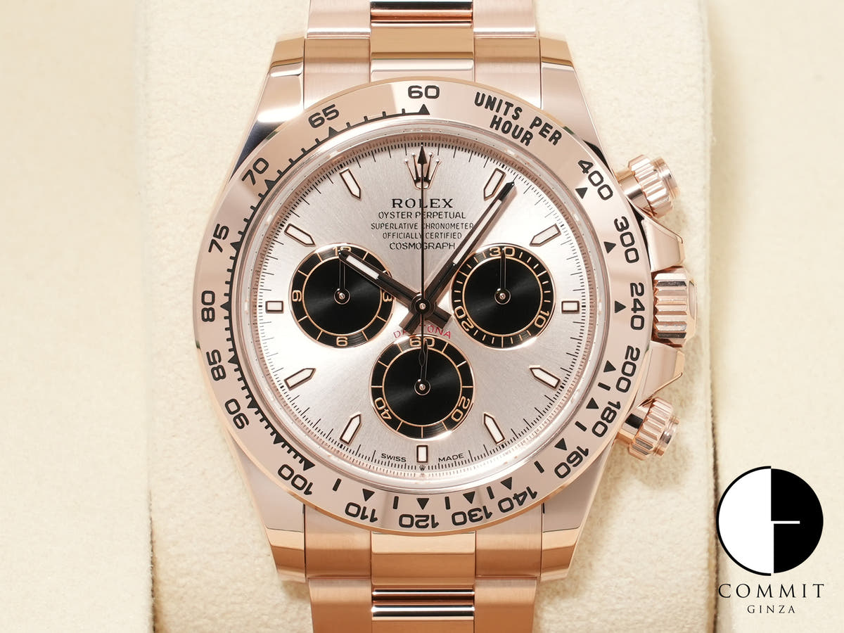 ロレックス デイトナ Ref.126505 エバーローズゴールド サンダストxブライトブラック文字盤 未使用 bjw7vxvj