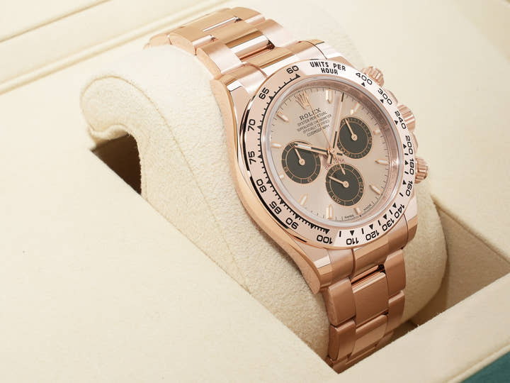 ロレックス デイトナ Ref.126505 エバーローズゴールド サンダストxブライトブラック文字盤 未使用 bjw7vxvj