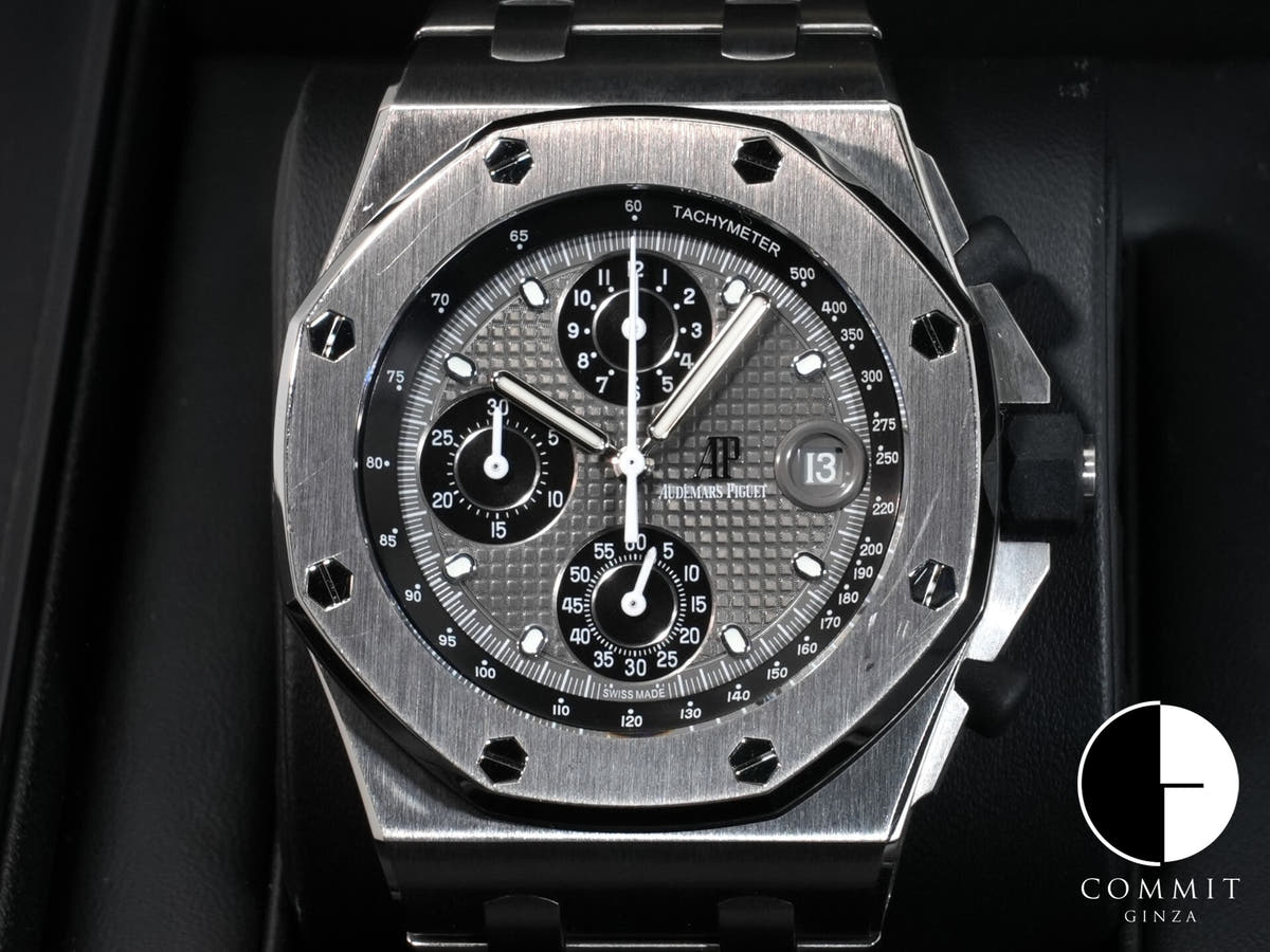 オーデマピゲ ロイヤルオーク オフショア クロノグラフ Ref.26238TI.OO.2000TI.01 チタン グレー文字盤 中古 vwj9qiws