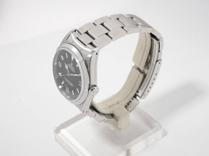 ロレックス エクスプローラーI Ref.14270 ステンレススチール ブラック文字盤 オイスターブレスレット 中古 h9gaxuav