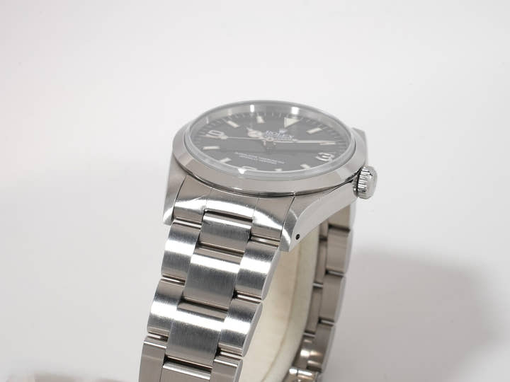 ロレックス エクスプローラーI Ref.14270 ステンレススチール ブラック文字盤 オイスターブレスレット 中古 h9gaxuav