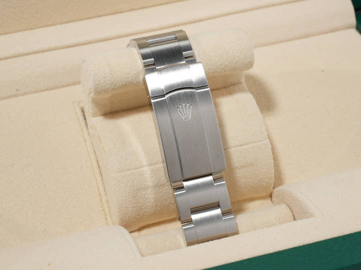 ロレックス オイスターパーペチュアル41 Ref.124300 ステンレススチール ターコイズ文字盤 美品 wycqiz63