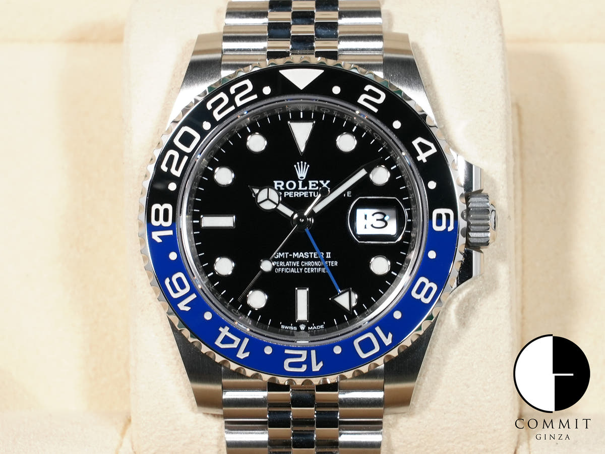 ロレックス GMTマスターII Ref.126710BLNR ステンレススチール ブラック文字盤 ジュビリーブレスレット 未使用 riedg5m2