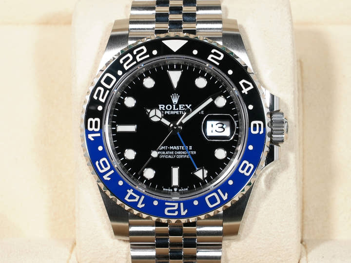 ロレックス GMTマスターII Ref.126710BLNR ステンレススチール ブラック文字盤 ジュビリーブレスレット 未使用 riedg5m2