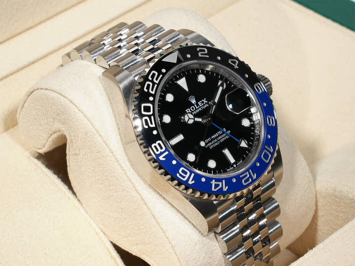 ロレックス GMTマスターII Ref.126710BLNR ステンレススチール ブラック文字盤 ジュビリーブレスレット 未使用 riedg5m2