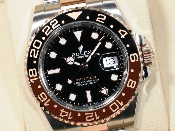 ロレックス GMTマスターII Ref.126711CHNR ステンレススチール/エバーローズゴールド ブラック文字盤 オイスターブレスレット 未使用 9oc3wsw3