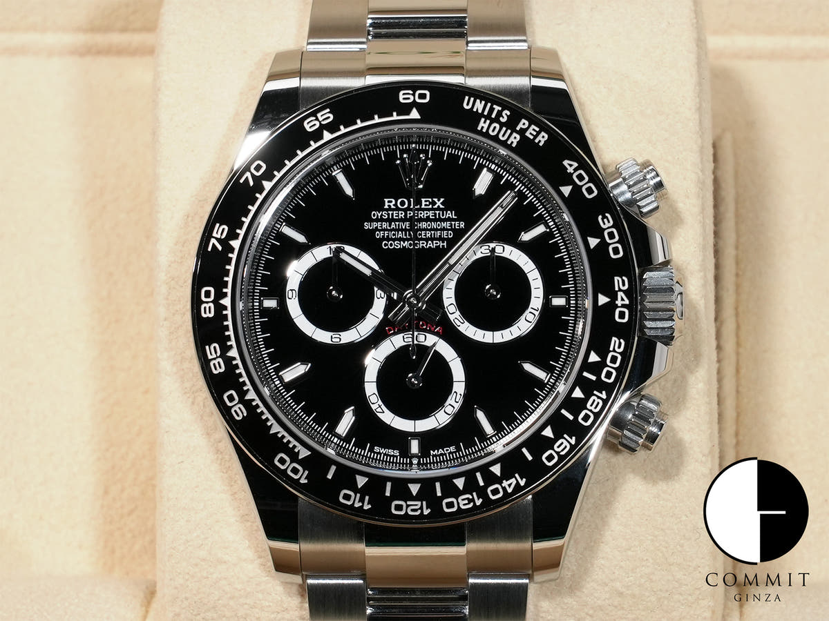 ロレックス デイトナ Ref.126500LN ステンレススチール ブラック文字盤 未使用 ssbrhc8g