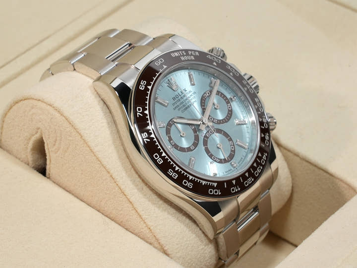 ロレックス デイトナ Ref.126506A プラチナ アイスブルーx11Pダイヤ文字盤 未使用 vwyai47c