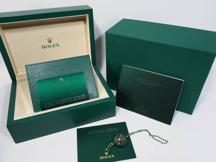 ロレックス GMTマスターII Ref.126713GRNR ステンレススチール/イエローゴールド ブラック文字盤 ジュビリーブレスレット 未使用 5tribsrz