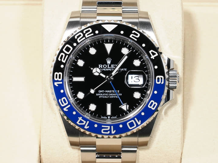 ロレックス GMTマスターII Ref.126710BLNR ステンレススチール ブラック文字盤 オイスターブレスレット 未使用 itx9he6c