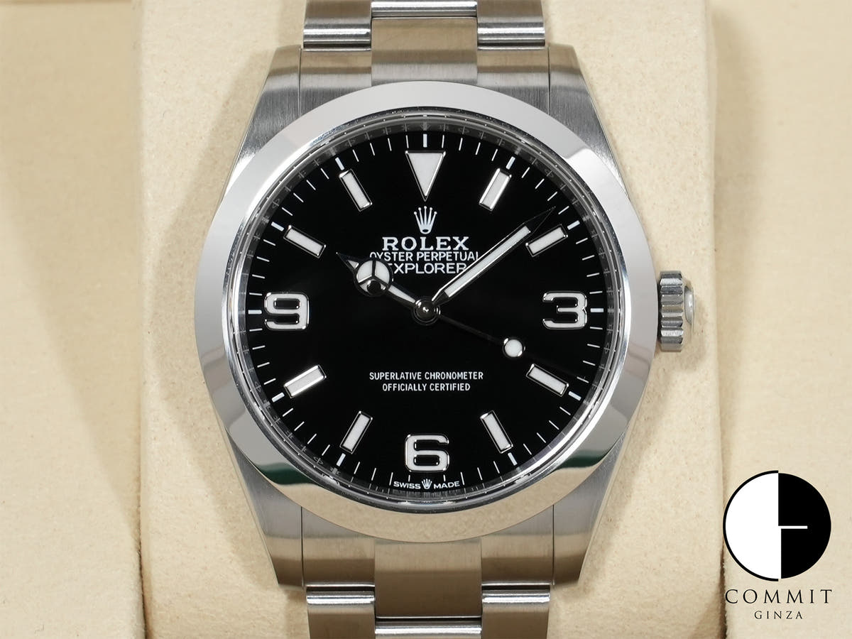 ロレックス エクスプローラー40 Ref.224270 ステンレススチール ブラック文字盤 オイスターブレスレット 未使用 oim277yy