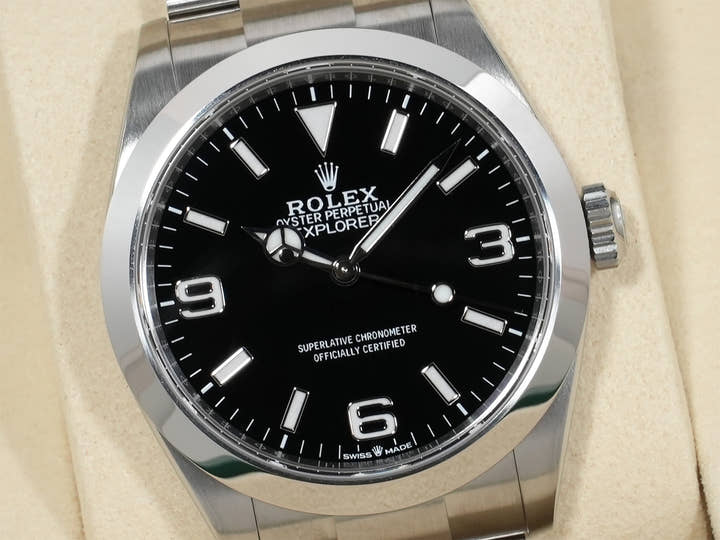 ロレックス エクスプローラー40 Ref.224270 ステンレススチール ブラック文字盤 オイスターブレスレット 未使用 oim277yy