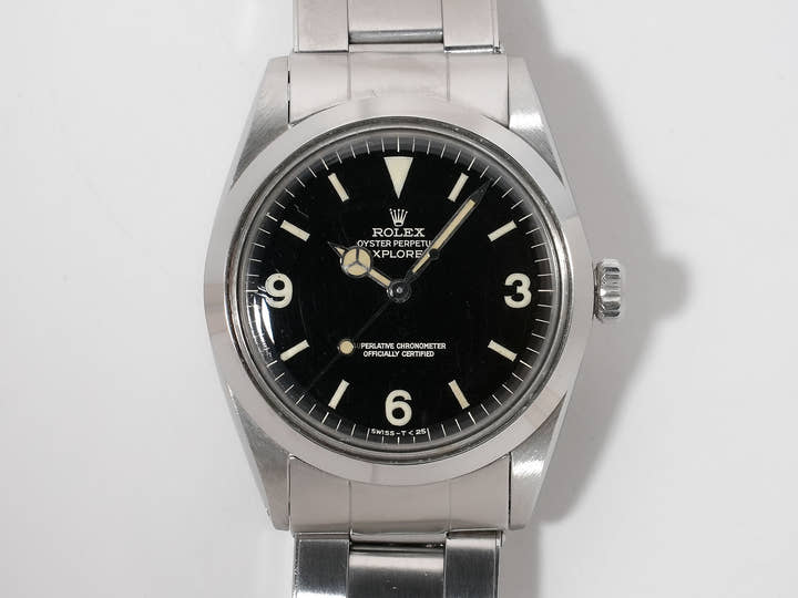 ロレックス エクスプローラーI Ref.1016 ステンレススチール ブラック文字盤 中古 d5po4dfs